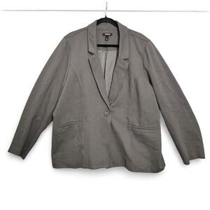 Torrid Chelsea Studio Luxe Ponte Blazer Academia Office Minimalist Sz 4 Capsule